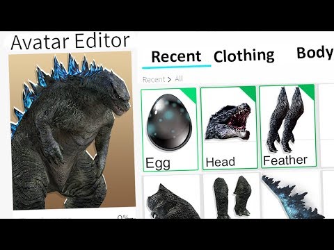 MAKING GODZILLA A ROBLOX ACCOUNT!!