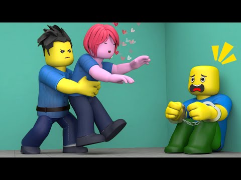 ROBLOX Brookhaven 🏡RP: A Police Girl Has a Crush on Me ♪ Roblox Music Video