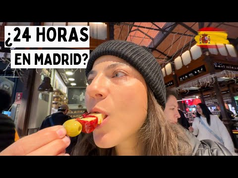 🔥Mi PRIMERA VEZ en Madrid - LO PRUEBO TODO [Escala de 24 horas]