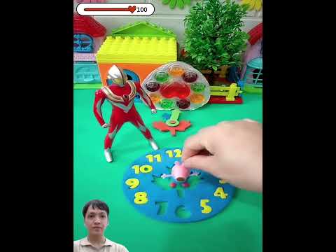 Giúp Ultraman đánh vần đồng hồ và cứu lợn  #funny #funnyshorts