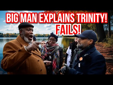 Big man explains trinity! fails! Hashim Vs Christians | Speakers Corner | Hyde Park