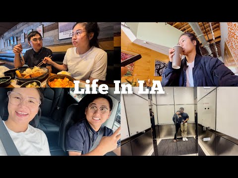LIFE IN LA l Following my husband to work, eating at our favorite restaurant🤤 Watching Movies l VLOG
