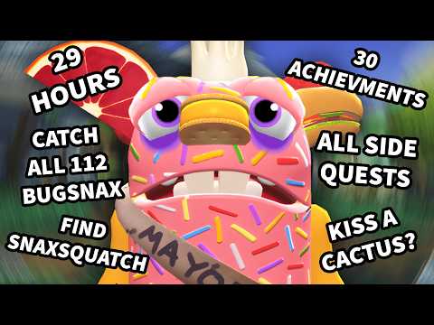 I 100%'d Bugsnax. It was Terrifying.