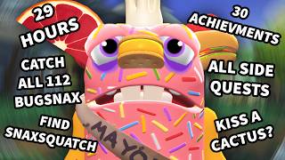 I 100%'d Bugsnax. It was Terrifying.
