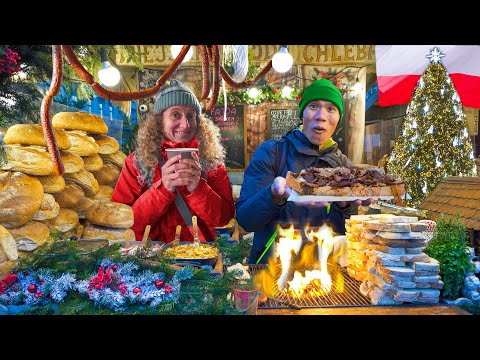 Polish CHRISTMAS MARKET Food Tour in Krakow - Does POLAND have the BEST Christmas Markets in Europe?