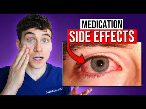 CRAZY Eye Side Effects! 10 Common Medications you didn't know affects your eyes