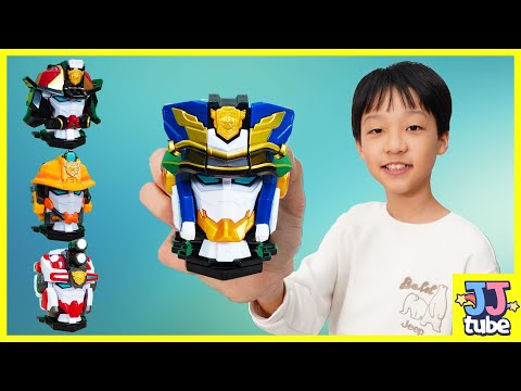 서준아! 미니특공대 헤드캅을 소환해서 버그단을 물리치자!! 장난감 상황극 Transform pretend play [제이제이 튜브-JJ tube]