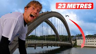 SAUT D'UN PONT EN BRETAGNE | Cliff DIVING