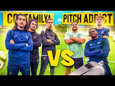 CODFAMILYA VS PITCH ADDICT !  QUI SONT LES MEILLEURS ? (ils sont trop fort) DEFIS FOOTBALL