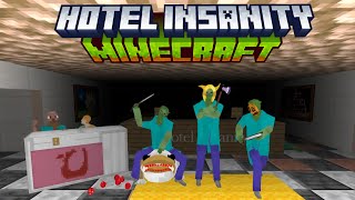 Hotel Insanity in Minecraft – Granny & Grandpa Visitors