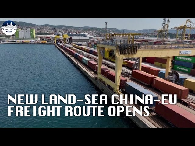 new China-EU land-sea freight line linking Italy, Slovenia