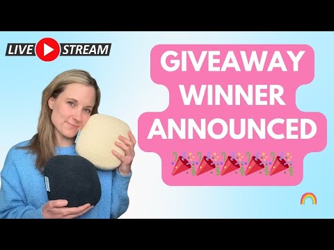 Winner of the Quiet Mind Weighted Pillow Announced! 🎉