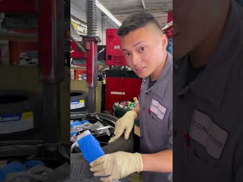 Mechanic finds a hidden stash inside a Tire!