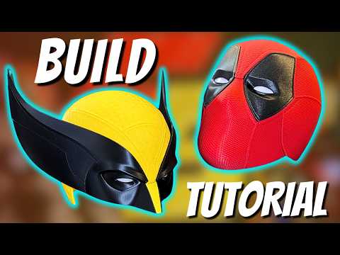 3D Printing a DeadPool & Wolverine Mask | No Paint!