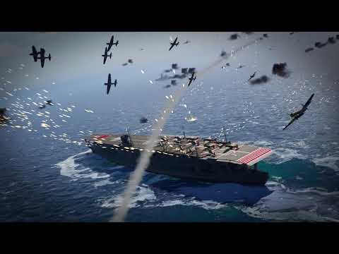 The Battle of Midway - Sinking of the IJN Akagi, Kaga and Sōryū - 3D Animated