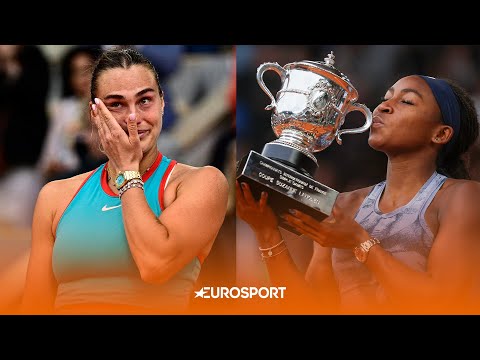FULL TROPHY CEREMONY! 🏆 Coco Gauff & Aryna Sabalenka REACT after thrilling French Open Final 🇫🇷