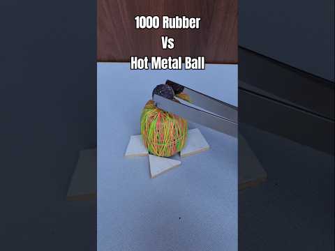 Rubber Band with Hot Metal Ball Something awesome in it 😎