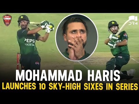 Mohammad Haris Hits 10 Massive Sixes vs Bangladesh | T20I Series 2025 | PCB | M3P1K