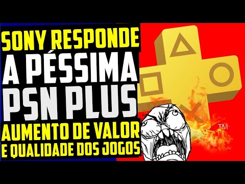 RESPOSTA RIDÍCULA Da SONY pra PS PLUS Sobre A PÉSSIMA QUALIDADE E AUMENTO DE PREÇO!