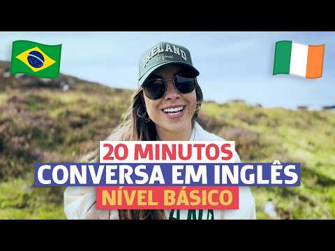 20 minutos de CONVERSAÇÃO BÁSICA em inglês | Diálogos para iniciantes