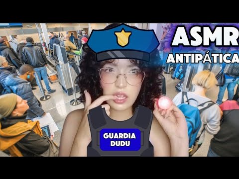 ASMR RÁPIDO TE REVISO EL CU 3RP0 EN EL AEROPUERTO