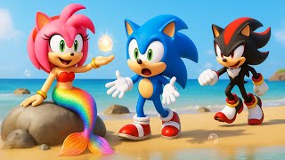 AMY MERMAID Have a SECRET ?! SHADOW Want Got it ?! | Sonic The Hedgehog 3 Animation