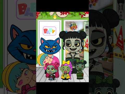 POV Zombies Zoey and Derpy attacked the babies, but Baby Saja... 😱| Kpop Demon Hanters — #kpopdemons