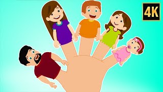 The Classic Finger Family Song + More Learning Rhymes for Kids