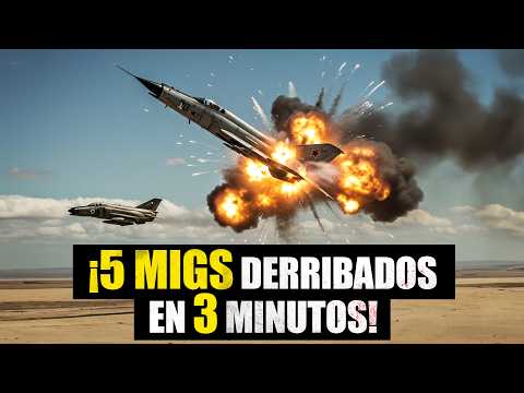 La brutal EMBOSCADA de Israel que DERRIBÓ 5 MiG-21 soviéticos