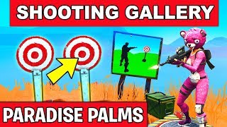 Fortnite Shooting Gallery Locations Paradise Fortnite - how to get all nfl helmets roblox nfl event videos infinitube