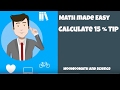Calculating a 15% Tip
