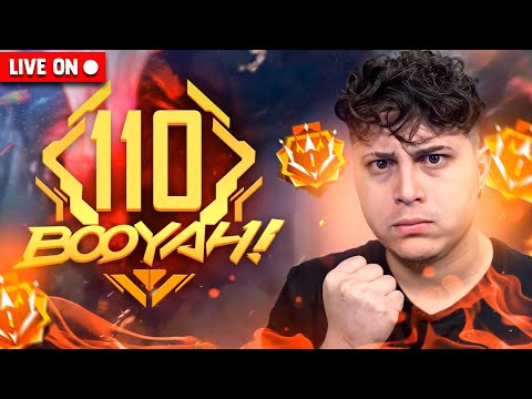 💙 110 BOYAH SEM PERDER NO CS !! 💙 MEGA AO VIVO 💙 FREE FIRE MOBILE 💙 LIVE ON! 💙