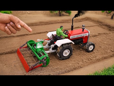 diy tractor homemade mini rotavator machine science project @sanocreator