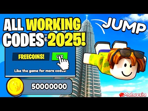 *NEW* ALL WORKING CODES FOR CLIMB AND JUMP TOWER IN 2025! ROBLOX CLIMB AND JUMP TOWER CODES