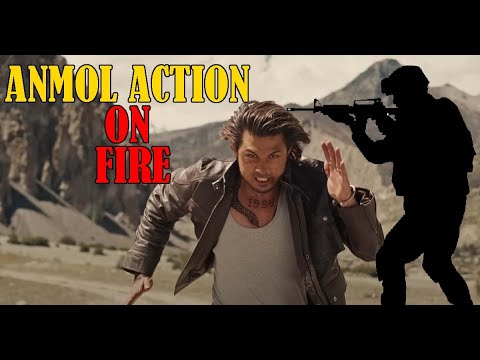 Anmol Action on Fire - Anmol Kc - New Nepali Movie - Chadke