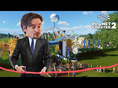 Ik heb een pretpark geopend in Planet Coaster 2