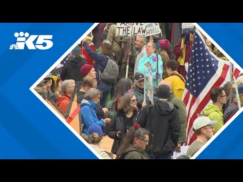 YouTube video thumbnail: Nearly 90,000 Join Seattle’s ‘No Kings’ March