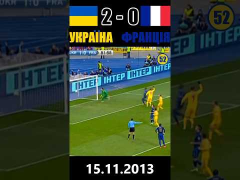 Який був шанс! Україна 2-0 Франція. 2013. За крок до Бразилії #shorts  #ukraine #football #fifa