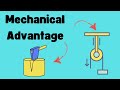 Mechanical Advantage of Wedges and Pulleys