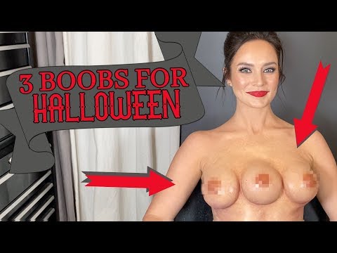 How I Did My Halloween Costume! Three-Breasted GRWM