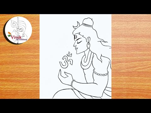 Bholenath Drawing Tutorial | Easy Drawing | Mahadev Drawing with Pencil