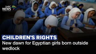 YouTube video thumbnail: New Dawn for Egyptian Girls Born Outside Wedlock