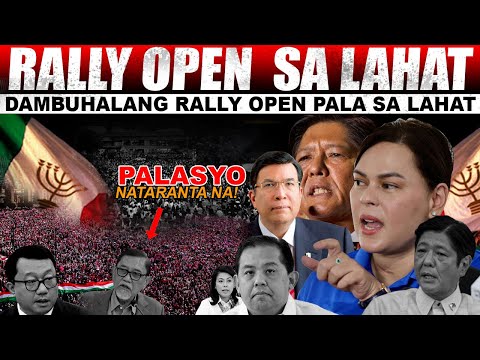 HALA! RALLY NG INC PALASYO NATARANTA NA DAMBUHALANG RALLY OPEN PALA PARA SA LAHAT NA GUSTONG SUMALI