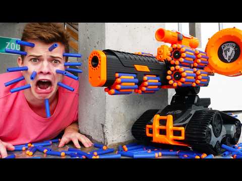 Nerf War: Humans Vs Robots