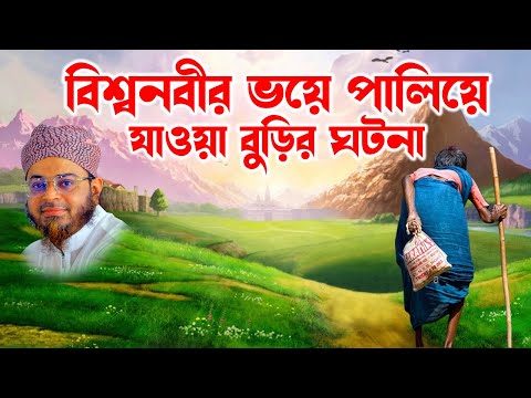 Mufti Nasir Uddin Ansari । মুফতি নাসির উদ্দিন আনসারী । বিশ্বনবীর ভয়ে পলায়নরত বুড়ির ঘটনা  | bd waz