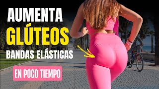 🍑 Rutina GLÚTEOS con bandas elásticas  ¡AUMENTA Y TONIFICA en casa!