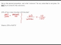 Setting Up Percent Proportions