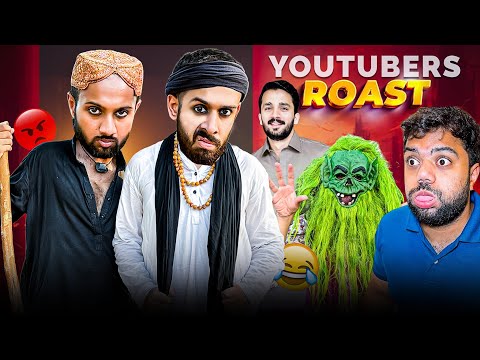 Kache ke daku Roasted Pakistani YouTubers |  Ducky bhai Rajab family Sistrology Daily vloggers