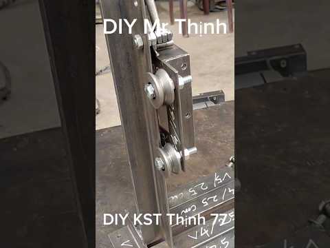 #diy #tools , đoàn bẩy nâng hạ khoan bàn, lò xo trợ lực
