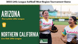 PITCHER'S DUEL, 1-0 WIN Arizona vs Northern California | Little League Softball Regionals 2025 🥎